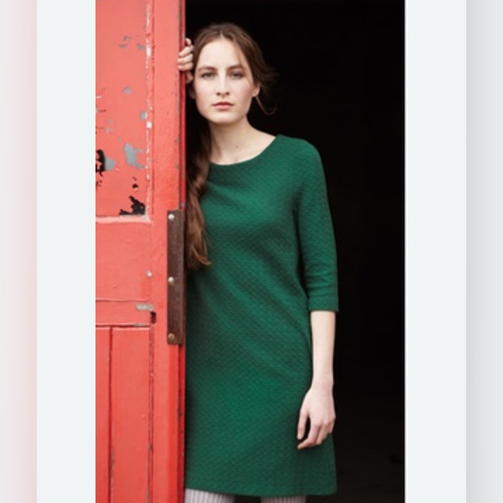 Ganni Textured Sheath Dress